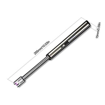 China 220mAh USB Barbecue Flameless Premium Zinc Alloy Rechargeable Arc Lighter for sale