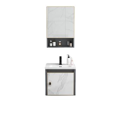 China Nordic Simple Minimalist Cabinet Mini Style Bathroom Cabinet Bathroom Vanity Combination For Apartment for sale