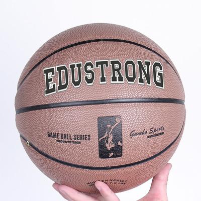 China PU New Design Custom Logo Personalized Official Size 7 For Indoor And Outdoor Students Training PU Basketball Ball for sale