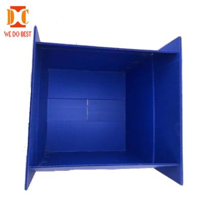 China Customized Size High Quality Recyclable PP Foldable Corrugated Plastic Box for sale