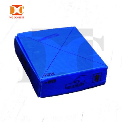 China Sustainable Colored Transparent Hard PP Core Corrugated Box for sale