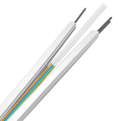 China Telecom / Network White Butterfly FTTH GJXH-2B Introduced Fiber Optic Cable (Indoor Cabling) for sale