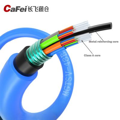 China G652D Fiber Core Mgtsv-12B Mine Flame Retardant And Explosion Proof Communication Optical Cable for sale