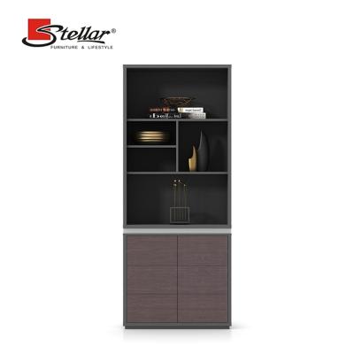 China Modern Melamine Veneer Wooden Modular Office Storage Executive File Cabinet for sale