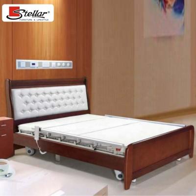 China Home Use Durable Adjustable Electric Bed Home Factory Price Wooden Hospital Bed For Home Use 3 Function Home Care Electric Bed for sale