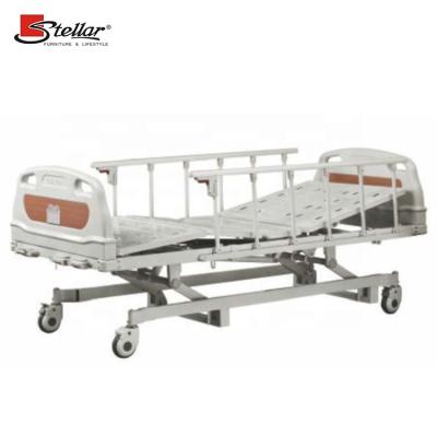 China Durable Medical Equipment Price Two Function Cranks Manual Hospital Bed With ABS Head And Foot Board Multifunction Hospital Icu Bed for sale