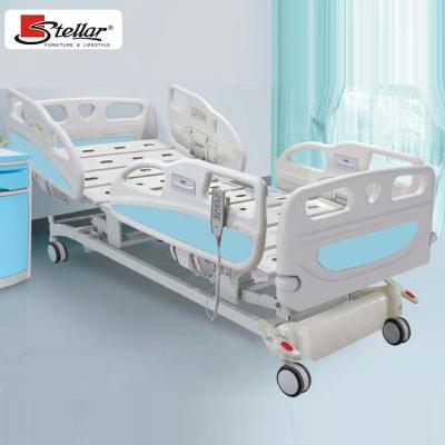 China Modern Luxurious Homecare Electric Medical ICU Bed Hospital Bed Multifunction Five Functions Hospital Bed for sale