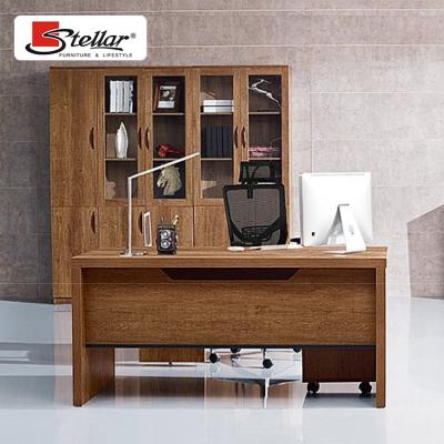 China Modern Office Manager Furniture Modern Executive Office Desk With File Cabinet for sale