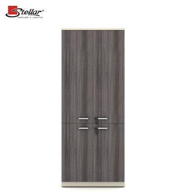 China (Other) Office Furniture Simple Design Adjustable Wooden Modern Gray Luxury Filing Cabinet With Door for sale