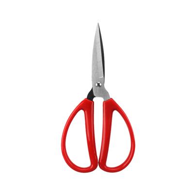 China Household Household Scissors Red Tailor Shears Paper Cutting Scissors Stainless Steel Shears Scissor Cut Tool Handmade Shears for sale