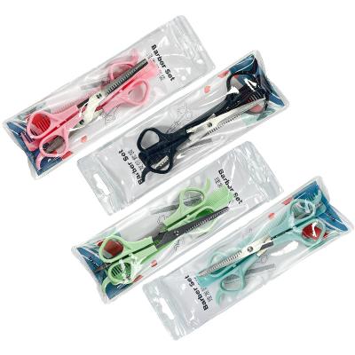 China Hairdressing Wholesale High Quality Hairdressing Scissors Set Barber Scissors Thinning Scissors Barber Accessories Salon Accessories for sale