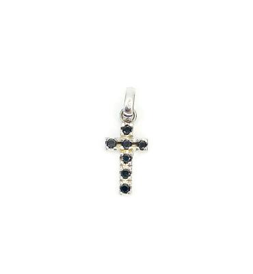 China Fine Moissanite Cross Black Fine Cross White Gold VVS Vintage MEDBOO Jewelry 14K Jewelry Gift Hip Hop Pendant Jewelry for sale