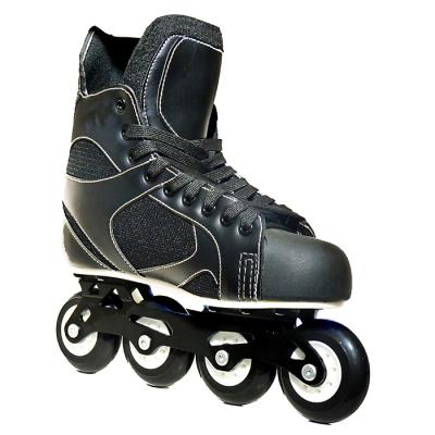 China PE+ EVA Fixed Sizes 36-45 Children Ice Skates Shoes Integrated Hockey Wheels Skate Kids for sale