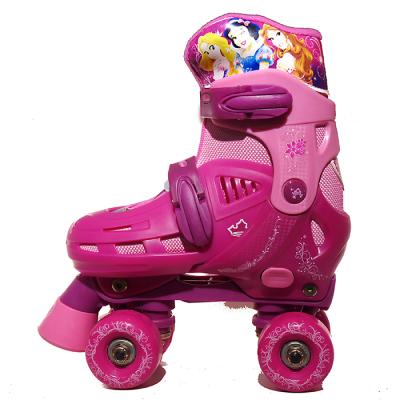 China Customized EVA Quad Adjustable Roller Skates With Double Row PU Roller Skates Old Fashioned Hard Boot For Kids for sale