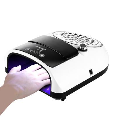 China New Model Multifunctional 2 in 1Multifunction Manicure Machine 126w Nail Lamp 60w Nail Vacuum Cleaner for sale