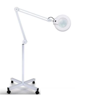 China Beauty Salon Magnifying Floor Lamp for Laboratory Medical 3D/5D/8D Treatment Magnifying Lamp for sale