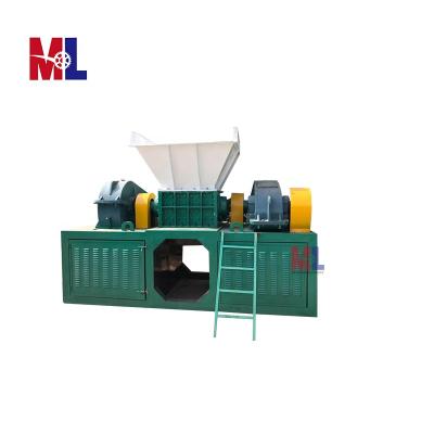 China Waste Appliances Professional Wood Plastic Tire Axle Shredder Industrial Reuse Shredder Machine Double for sale