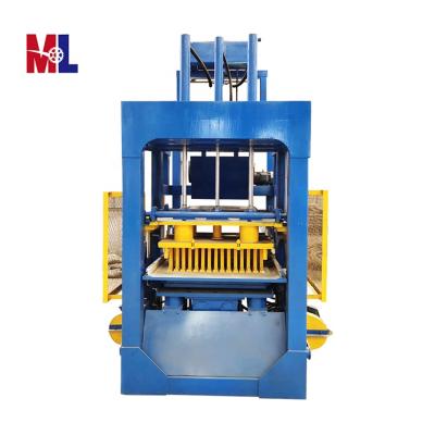 China Building Material Stores Automatic Concrete Hollow Block Forming Machine Solid Brick Making Machine Paving Brick Machine for sale