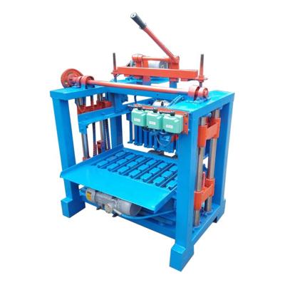 China Building Material Stores QMJ4-35 Semi-automatic Brick Machine Cement Loading Concrete Hollow Block Making Machine Price for sale