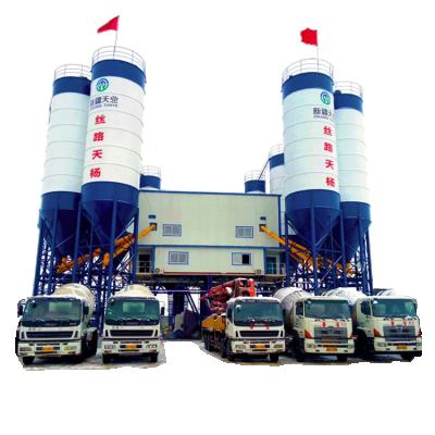 China Construction Projects China Grades Concrete Machinery Truemax Cbp100m Mobile Mixing Small Cement Concrete Batching Plant For Sale for sale