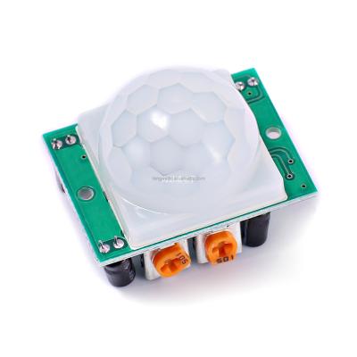 China PIR Sensor HC-SR501 Adjust IR Pyroelectric Infrared Motion Sensor HC-SR501 Infrared Sensor for sale