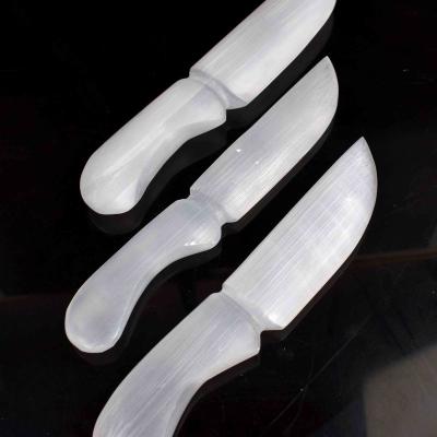 China China Wholesale Nature Crystals Polished Knife Selenite For Decoration for sale