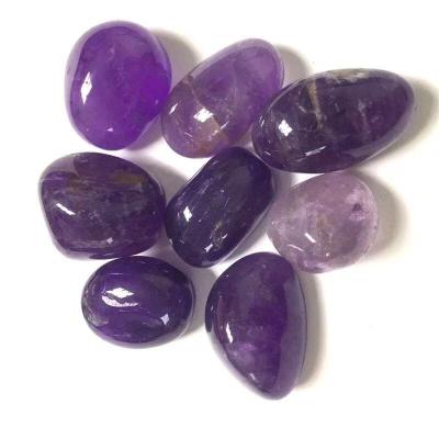 China China Wholesale Natural Amethyst Tumbled Stone Crystal Stones Energy Crystal Healing Chakra for sale