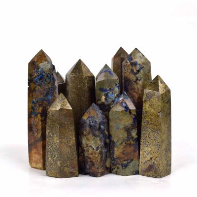 China Wholesale Nature Crystal Stones Azurite Point Polished from China for Healing for sale