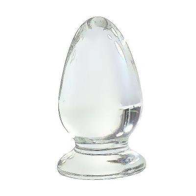 China Wholesale natural egg white crystal massage yoni obsidian china quartz butt plug for sale