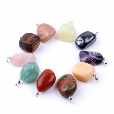 China China Wholesale High Quality Decorative Pendant Pendulum Spiritual Energy Stone Nature 7 Chakra Stone For Healing Collection for sale