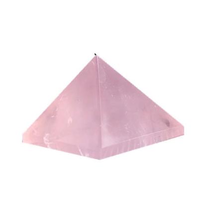 China Wholesale China Nature Crystal Pyramid Natural Rose Quartz Pyramids For Reiki Chakra Healing for sale