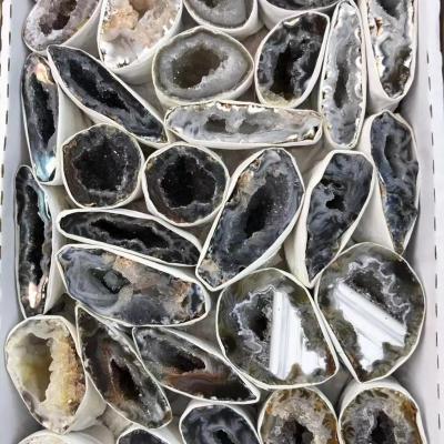 China China Wholesale High Quality Agate Cornucopia Geode For Gift Collection for sale