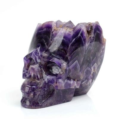 China China Wholesale Nature Crystals Amethyst Skull Crystal Skull Stones For Sale for sale