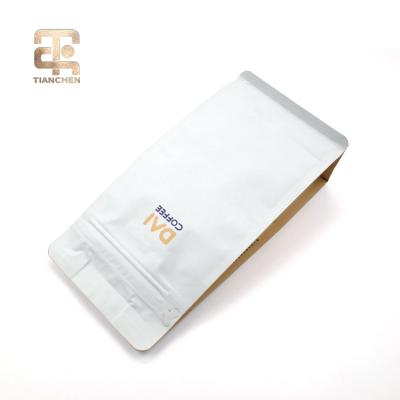 China Custom Safety Logo Printed Paper Customize Coffee Laminated Plastic Bag With Valve for sale