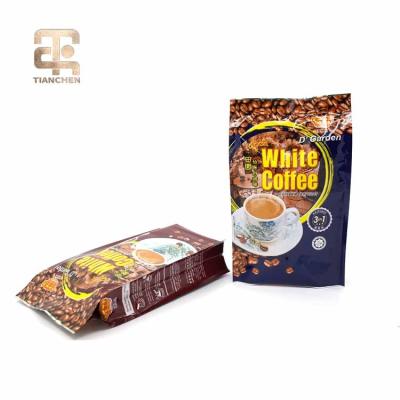 China Safety Hot Selling Eco Friendly Plastic Material Coffee Packaging Bag With Logos for sale