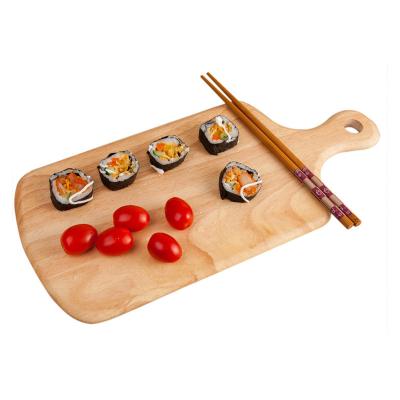 China Custom Viable Logo Acacia Wooden Food Tray Kitchen Cutting Board for sale