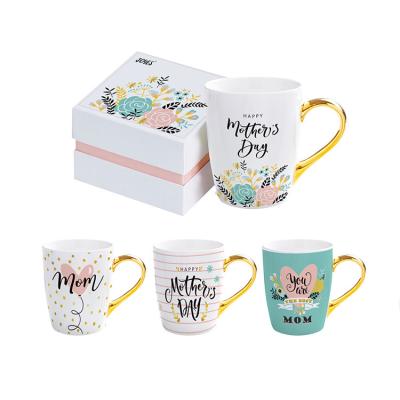 China Fashionable Coffee Mug Mother's Day Gifts New Birthday Wishes Souvenir Printing Ceramic Mugs for sale