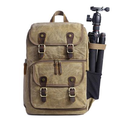 China camping & Hiking Large Capacity Canvas Camera Backpack Video Backpack Bags for sale