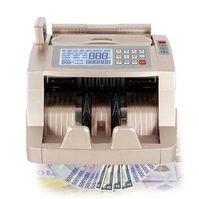 China Auto Start Fake Cash Detecting Machine MG IR UV Durable Money Counting Machine LCD Display Money Bill Counter Machine for sale