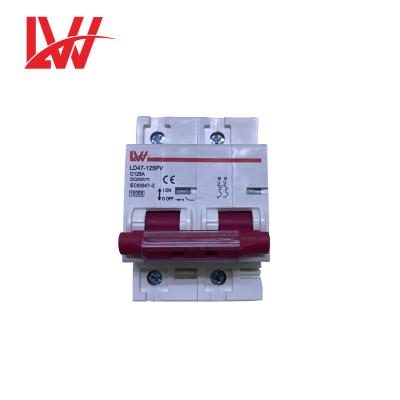 China PV Solar System Mini Circuit Breaker 63A/80A/100A/125A DC1000V DC500V Solar DC MCB for sale