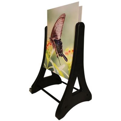 China Custom Size 3mm A Size 3mm A Frame Sign Holder Poster Stand Trade Show Display Foldable Outdoor Waterfilled Panel Panel Double Side A4 Printing for sale