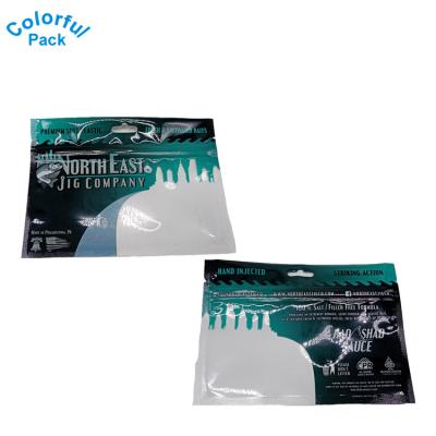 China Plastic Fishing Hook Packing Bag Moisture Proof Packaging With Zipper for sale