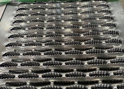 China Custom Crocodile Mouth Anti Skid Metal Sheet Silver Channel 120mm-1000mm Various Lengths for sale