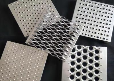 China Traction Tread Plank Grating Dimple Perforated Slip Resistant Metal Floor Plate With Round Hole For Flooring Walkway for sale