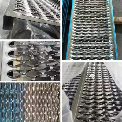 China Customized Anti Skid Metal Plate 1-6mm For Floor And Stairs / Non Skid Metal Plate for sale