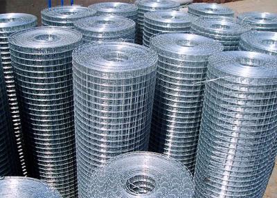 China 15m 30m Silver Welded Electro Galvanized 12 Gauge Wire Mesh Roll For Concrete Construction Projects for sale