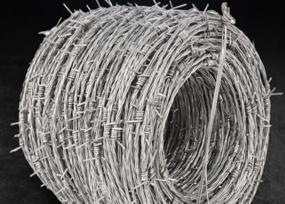 China Zinc Coated Barbed Wire Fence Roll 1.6-3.2mm Diameter for Fencing for sale