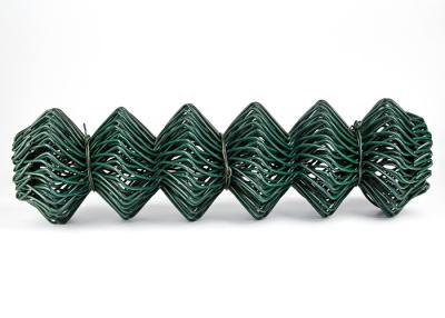 Cina Allevamento 25x25mm Verde Pvc Chain Link Recinzione Installazione rapida Servizio unico in vendita