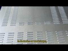 Ventilation 304 Stainless Perforated Sheet SS Louver Punching Metal Gutters Mesh Plate