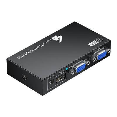 China VGA screen splitter 1 in 4 out 250MHz computer host simultaneously outputs 4 identical video frames 1080p F301 for sale